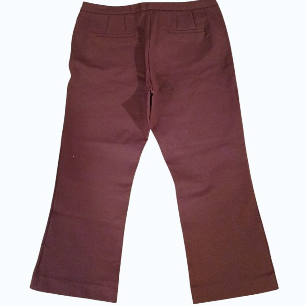 NWT- MAX & MIA Plum Ankle/Crop Pants - Picture 6 of 13